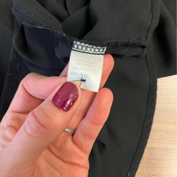 Charming Charlie Sheer Button-Down, Size S - Picture 4 of 4